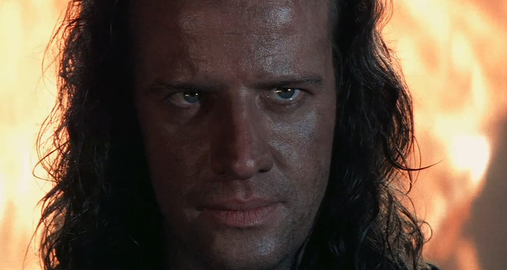 Connor MacLeod regains his youth in 'Highlander II' (1991), Davis/Panzer Productions