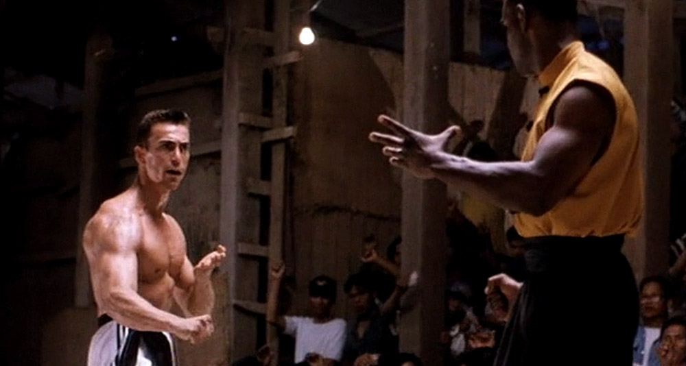 Alex Cardo faces off in the Kumite in 'Bloodsport II' (1996), Lions Gate Entertainment
