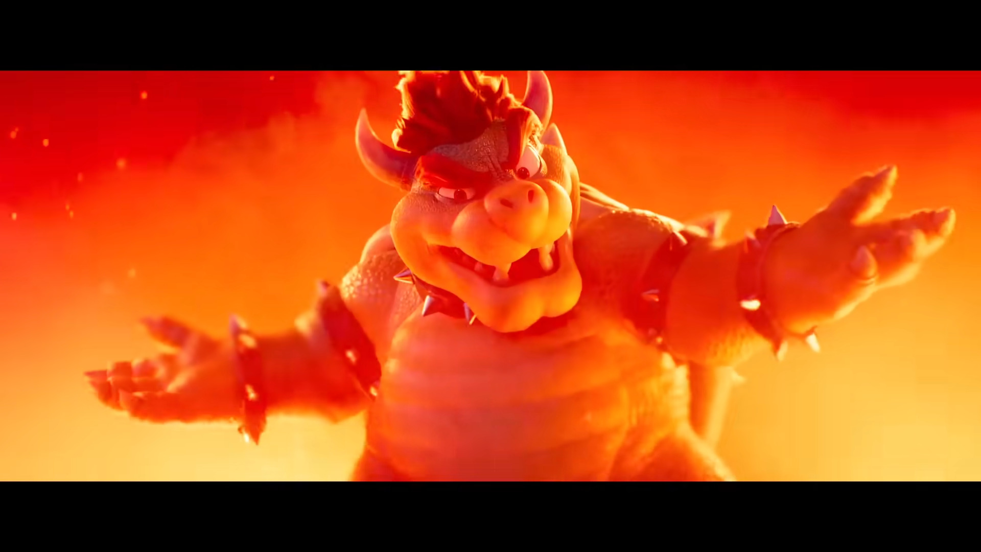 Bowser (Jack Black) debuts in all his glory in The Super Mario Bros. Movie (2023), Illumination Entertainment