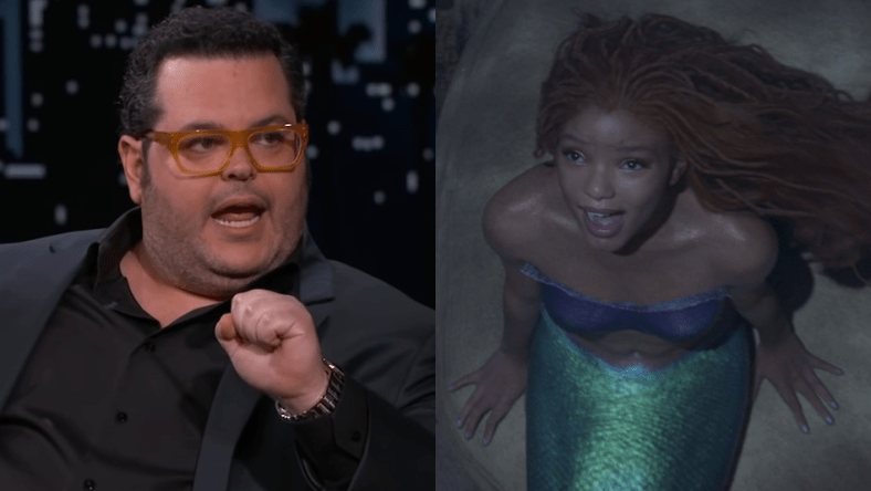 Josh Gad recalls his kids' obsession with the film 'Encanto' during an appearance on Jimmy Kimmel Live! (2022), ABC / Halle Bailey as Ariel in Disney’s live-action THE LITTLE MERMAID. Photo courtesy of Disney. © 2022 Disney Enterprises, Inc. All Rights Reserved.