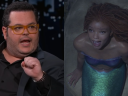 Josh Gad recalls his kids' obsession with the film 'Encanto' during an appearance on Jimmy Kimmel Live! (2022), ABC / Halle Bailey as Ariel in Disney’s live-action THE LITTLE MERMAID. Photo courtesy of Disney. © 2022 Disney Enterprises, Inc. All Rights Reserved.