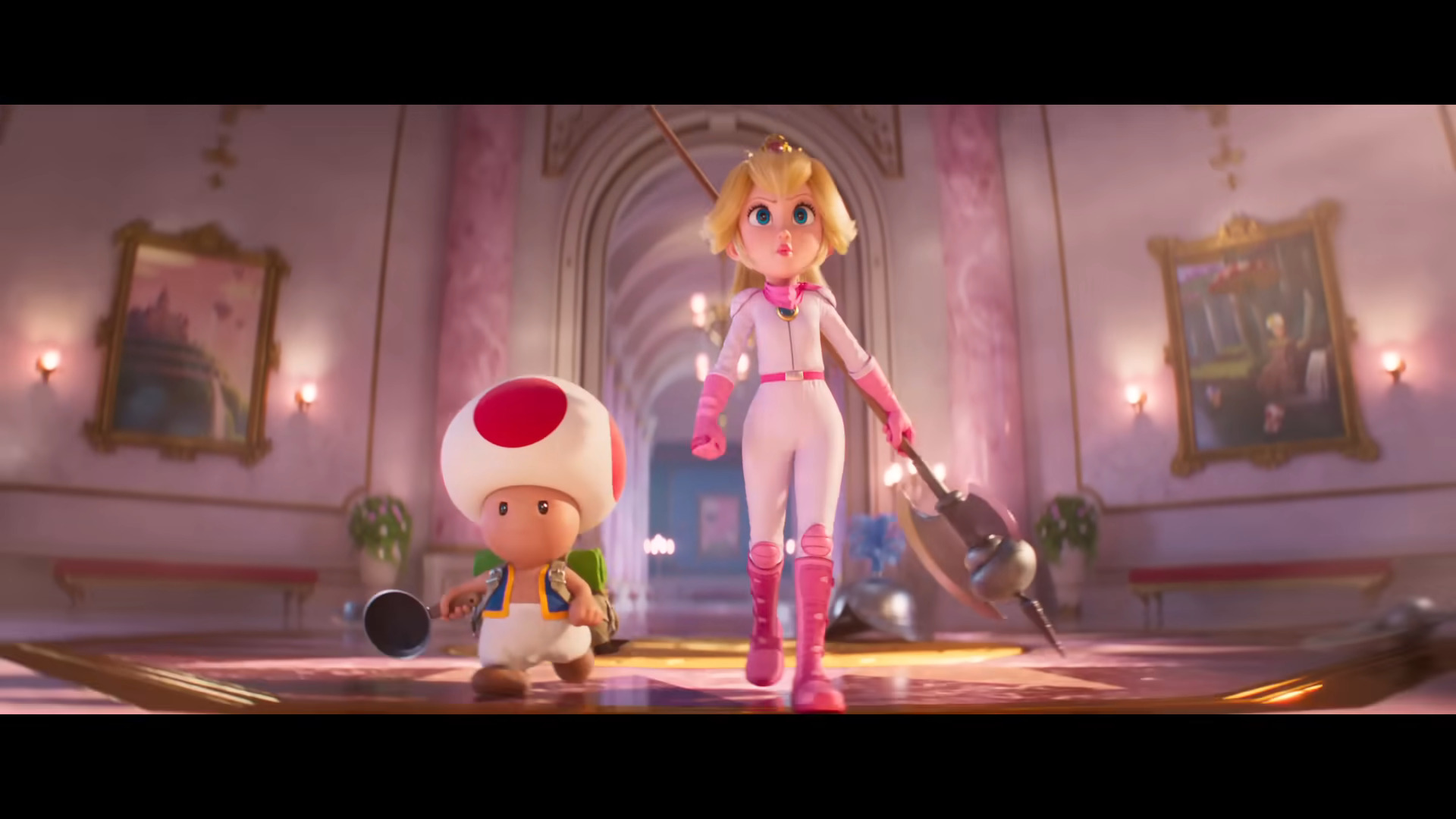 Princess Peach Kicks Bowser! Scene - THE SUPER MARIO BROS. MOVIE (2023) 