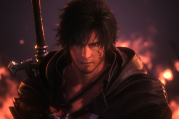 Clive Rosfield (Yuma Uchida) backed by flames via Final Fantasy XVI (2023), Square Enix