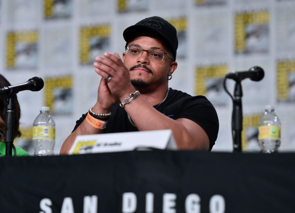 SAN DIEGO, CALIFORNIA - JULY 22: Beau DeMayo participates in the Marvel Studios’ Animation presentation during San Diego Comic-Con 2022 on July 22, 2022 in San Diego, California. (Photo by Alberto E. Rodriguez/Getty Images for Disney)