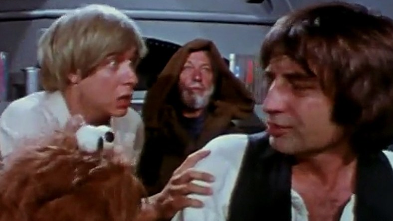 Fluke, Chewchilla, Augie 'Ben' Doggie and Ham Salad in in 'Hardware Wars' (1978), Pyramid Films