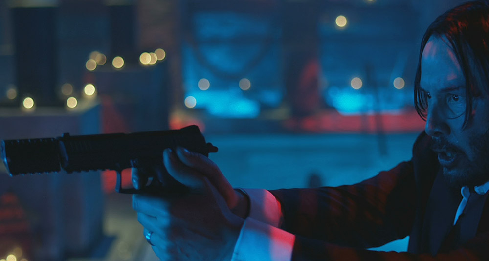John at the Red Circle Bathhouse shootout in 'John Wick' (2014), Lionsgate