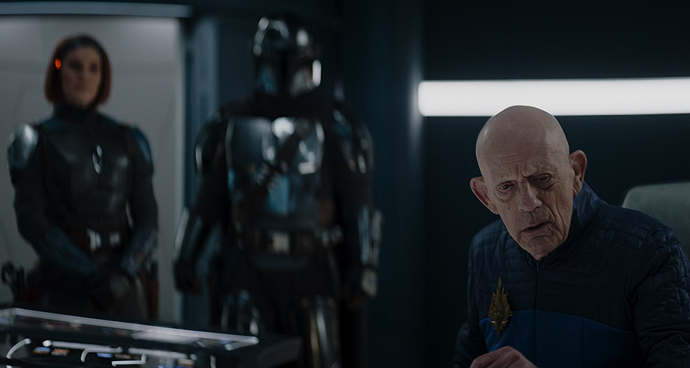 Christopher Lloyd as Commissioner Helgait in 'The Mandalorian' (2023), Disney+