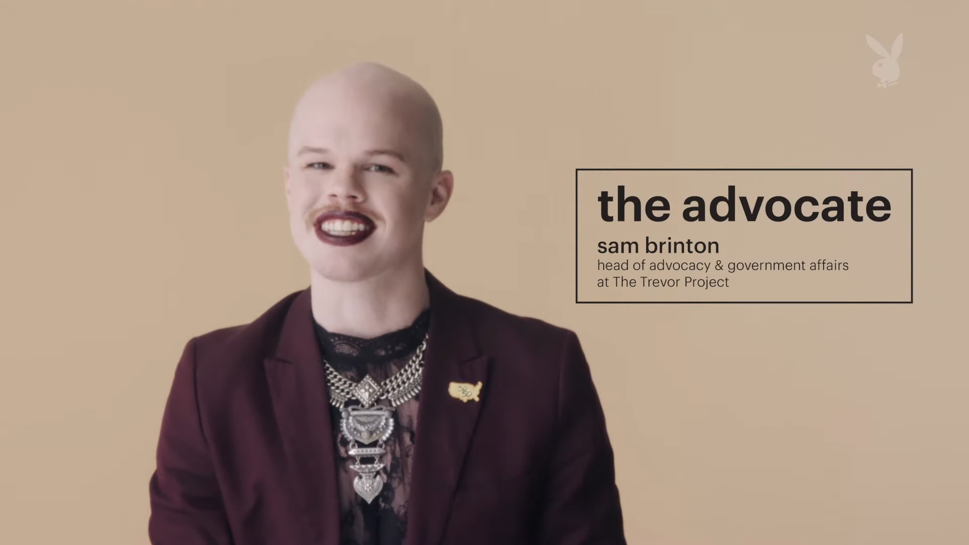 Sam Brinton speaks with Playboy for their "Faces of Resilience" profile series