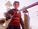 A player stands beside their broom via Harry Potter: Quidditch Champions (TBA), Warner Bros. Games