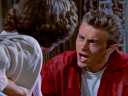 Jim Stark (James Dean) tries explaining his responsibility to his mother Carol (Ann Doran) in Rebel Without A Cause (1955), Warner Bros. Pictures