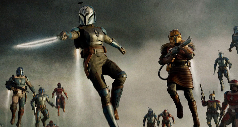 Promotional art for the eighth episode of 'The Mandalorian' (2023), Disney+