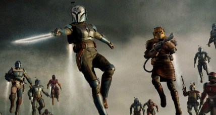 Promotional art for the eighth episode of 'The Mandalorian' (2023), Disney+