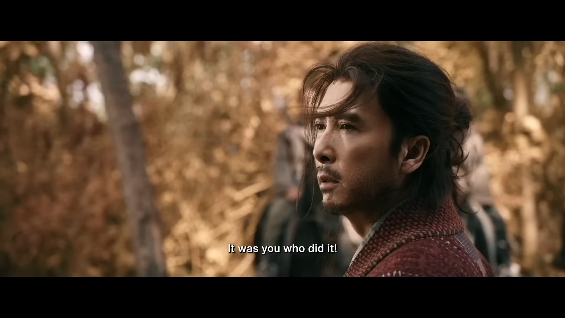 Qiao Feng (Donnie Yen) stands accused in Sakra (2023), Well Go USA