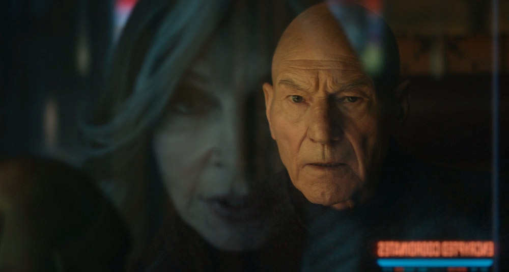 Picard receives an encrypted communication from Beverly Crusher in 'Star Trek: Picard' season 3 (2023), Paramount+