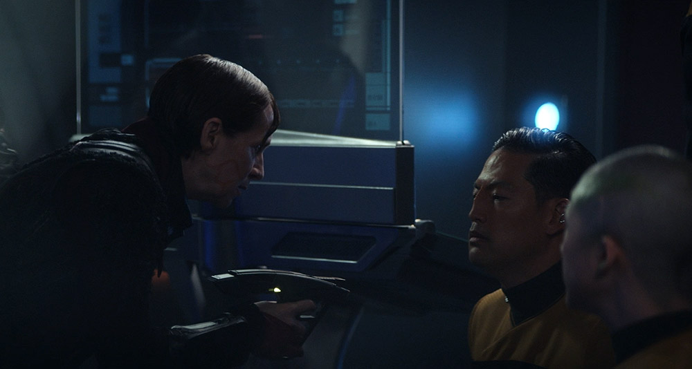 Vadic prepares to execute a Starfleet officer in 'Star Trek: Picard' season 3 (2023), Paramount+