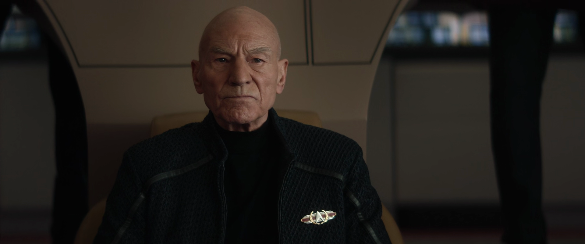 Picard (Patrick Stewart) prepares for a final showdown with the Borg in Star Trek: Picard Season 3 Episode 10 "Et in Arcadia Ego: Part 2" (2023), Paramount