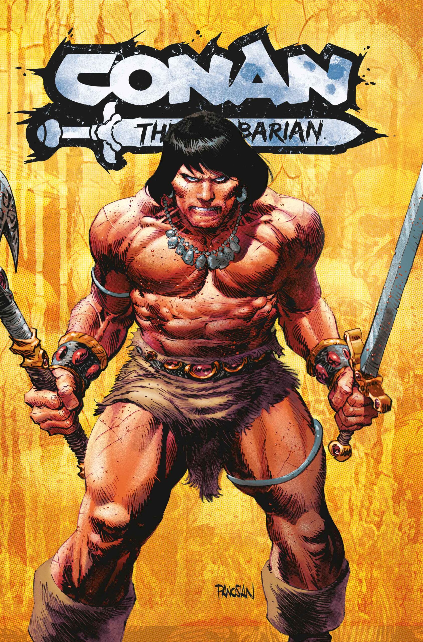 Conan The Barbarian # 1 Capa  A por Dan Panosian (2023), Titan Comics
