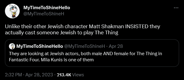 Scooper MyTimeToShineHello has news on Mila Kunis' role in 'Fantastic Four'