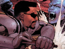 Blade drives a stake through a vampire in Avengers Vol. 8 #14 "The Fall of Castle Dracula" (2019), Marvel Comics. Art by David Marquez and Matthew Wilson.