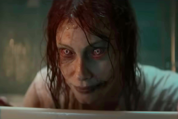 ALYSSA SUTHERLAND as Ellie in New Line Cinema’s horror film “EVIL DEAD RISE,” a Warner Bros. Pictures release. © 2023 Warner Bros. Entertainment Inc. All Rights Reserved. Photo courtesy of Warner Bros. Pictures.