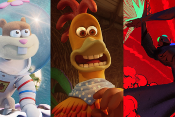 Saving Bikini Bottom: The Sandy Cheeks Movie - (L-R) SpongeBob SquarePants (voiced by Tom Kenny) and Sandy Cheeks (voiced by Carolyn Lawrence). Cr: Netflix © 2023 / CHICKEN RUN: DAWN OF THE NUGGET - (L to R): Rocky (Zachary Levi) and Ginger (Thandiwe Newton) are back, in CHICKEN RUN: DAWN OF THE NUGGET - the eagerly anticipated sequel to Aardman’s hit film, CHICKEN RUN. CHICKEN RUN: DAWN OF THE NUGGET will make its debut only on Netflix in 2023 / ULTRAMAN - Cr: Netflix © 2023 CHICKEN RUN: DAWN OF THE NUGGET will make its debut only on Netflix in 2023. Cr: Aardman/NETFLIX © 2022 /