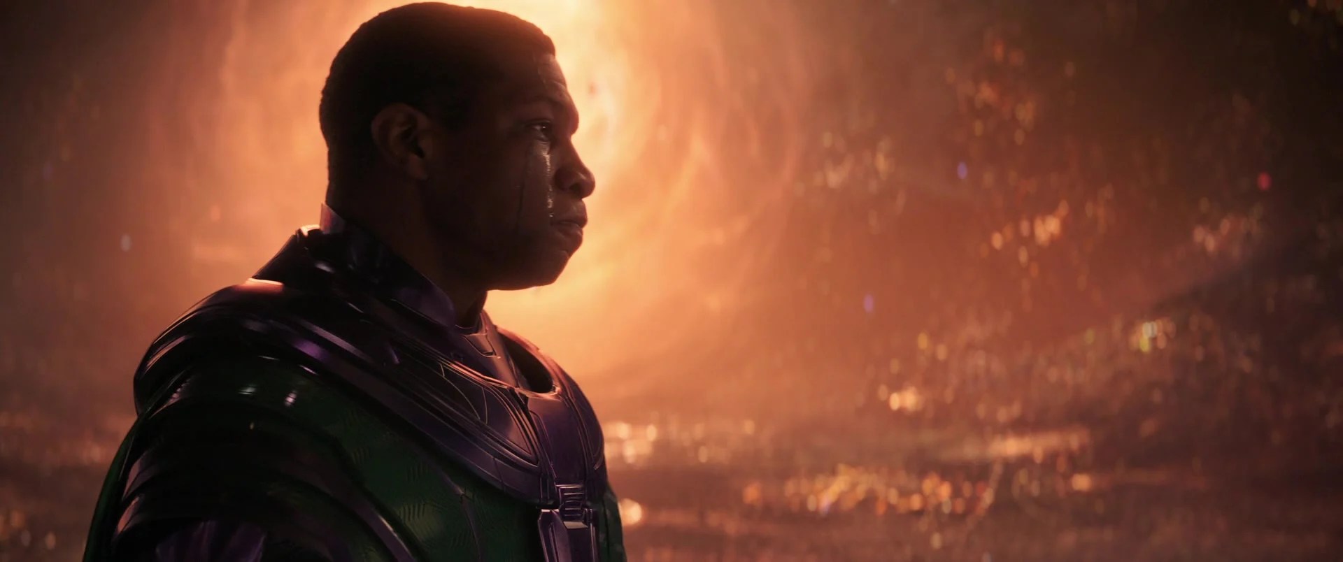 Kang the Conqueror (Jonathan Majors) prepares to force his way out of the Quantum Realm in Ant-Man and the Wasp: Quantumania (2023), Marvel Entertainment