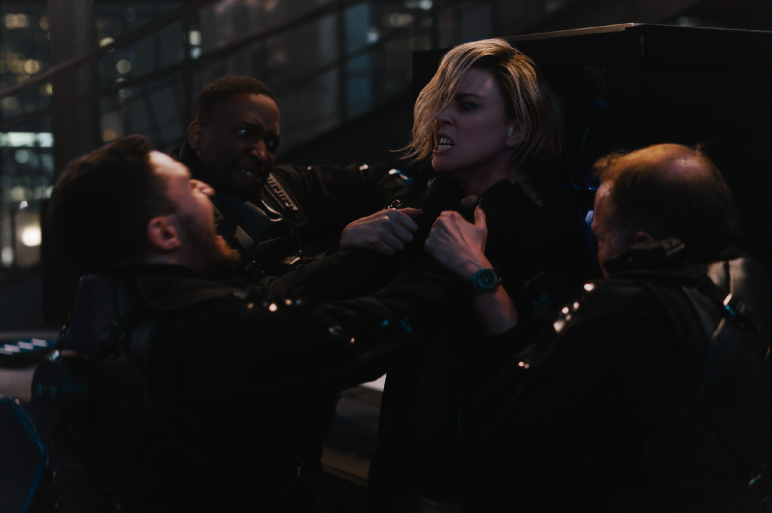 Charlize Theron as Cipher in Fast X, directed by Louis Leterrier.