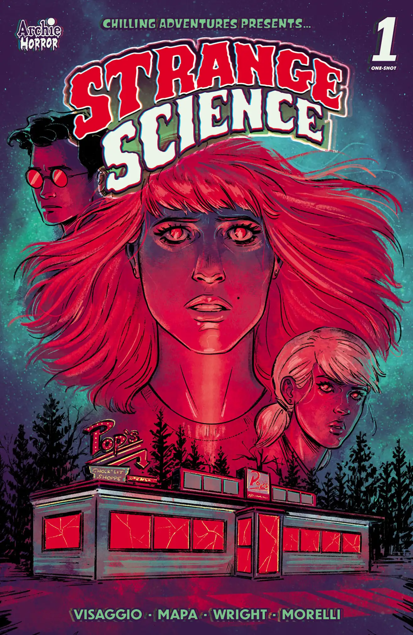 Danni Malloy returns to Riverdale on Skylar Patridge's cover to Chilling Adventures Presents...Strange Science (2023), Archie Comics via io9