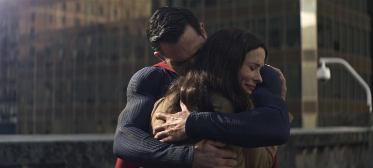 Superman (Tyler Hoechlin) finds out that Lois (Elizabeth Tulloch) has cancer in Superman and Lois Season 3 Episode 2 "Uncontrollable Forces" (2023), The CW