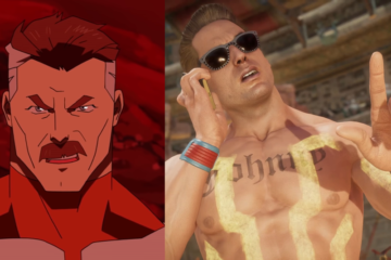Omni-Man from Invincible and Johnny Cage from Mortal Kombat 11 Ultimate