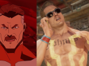 Omni-Man from Invincible and Johnny Cage from Mortal Kombat 11 Ultimate