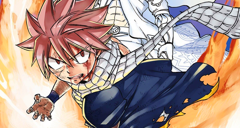 Natsu prepares for the final battle against his brother on Hiro Mashima's cover to Fairy Tail Vol. 62