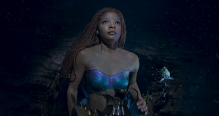 Halle Bailey as Ariel in Disney's live-action THE LITTLE MERMAID. Photo courtesy of Disney. © 2023 Disney Enterprises, Inc. All Rights Reserved.