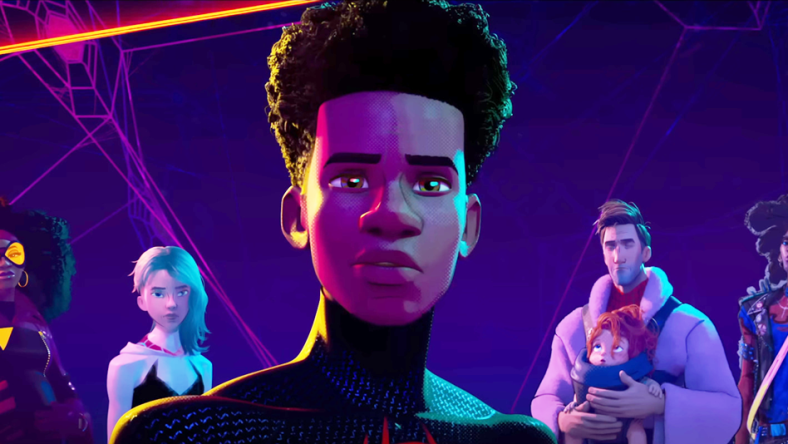 Miles Morales (Shamiek Moore) learns of the reason for the Spider Society's establishment in Spider-Man: Across The Spider-verse