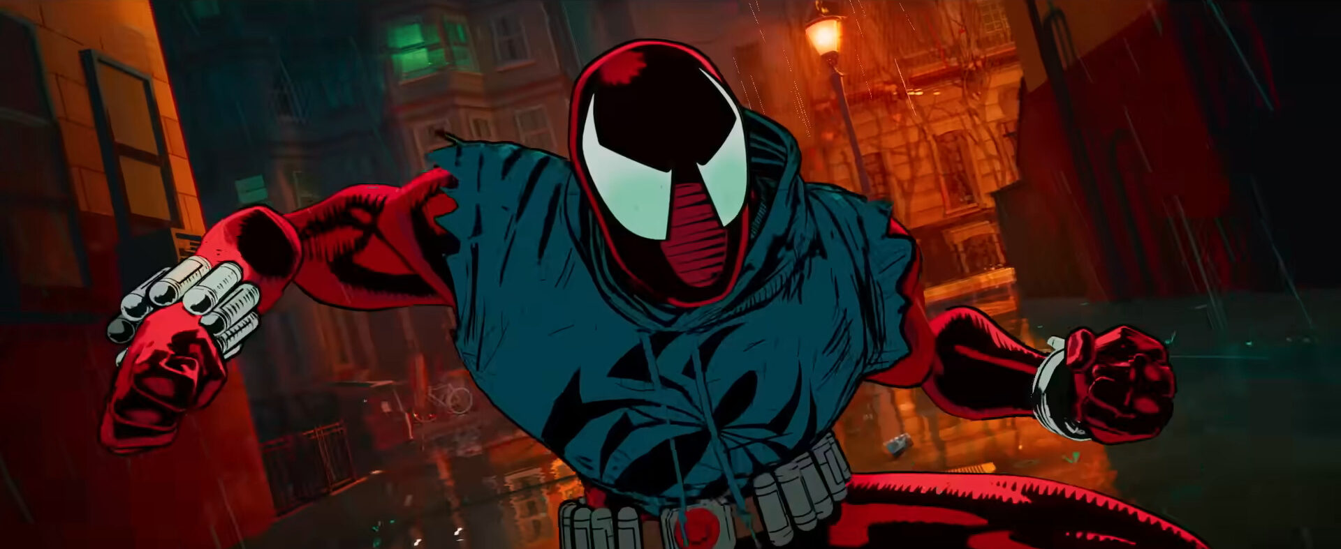 Ben Reilly (Andy Samberg) makes his cinematic debut in Spider-Man: Across The Spider-Verse (2023), Sony Pictures
