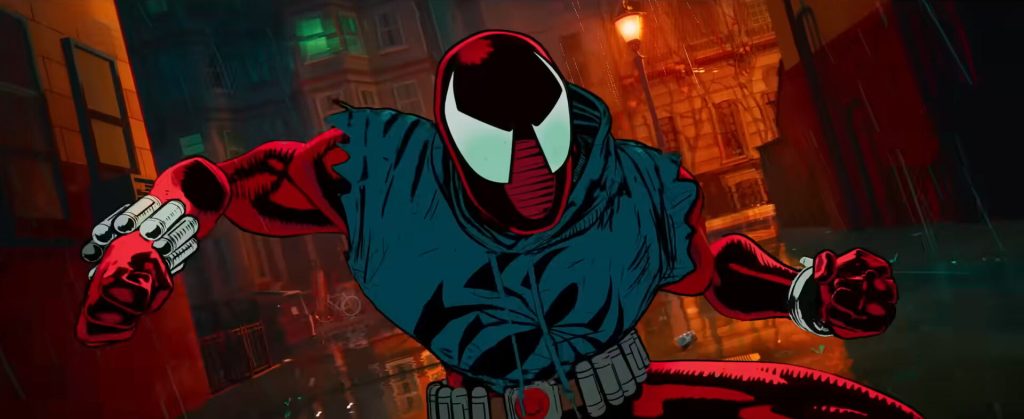 Ben Reilly (Andy Samberg) makes his cinematic debut in Spider-Man: Across The Spider-Verse (2023), Sony Pictures