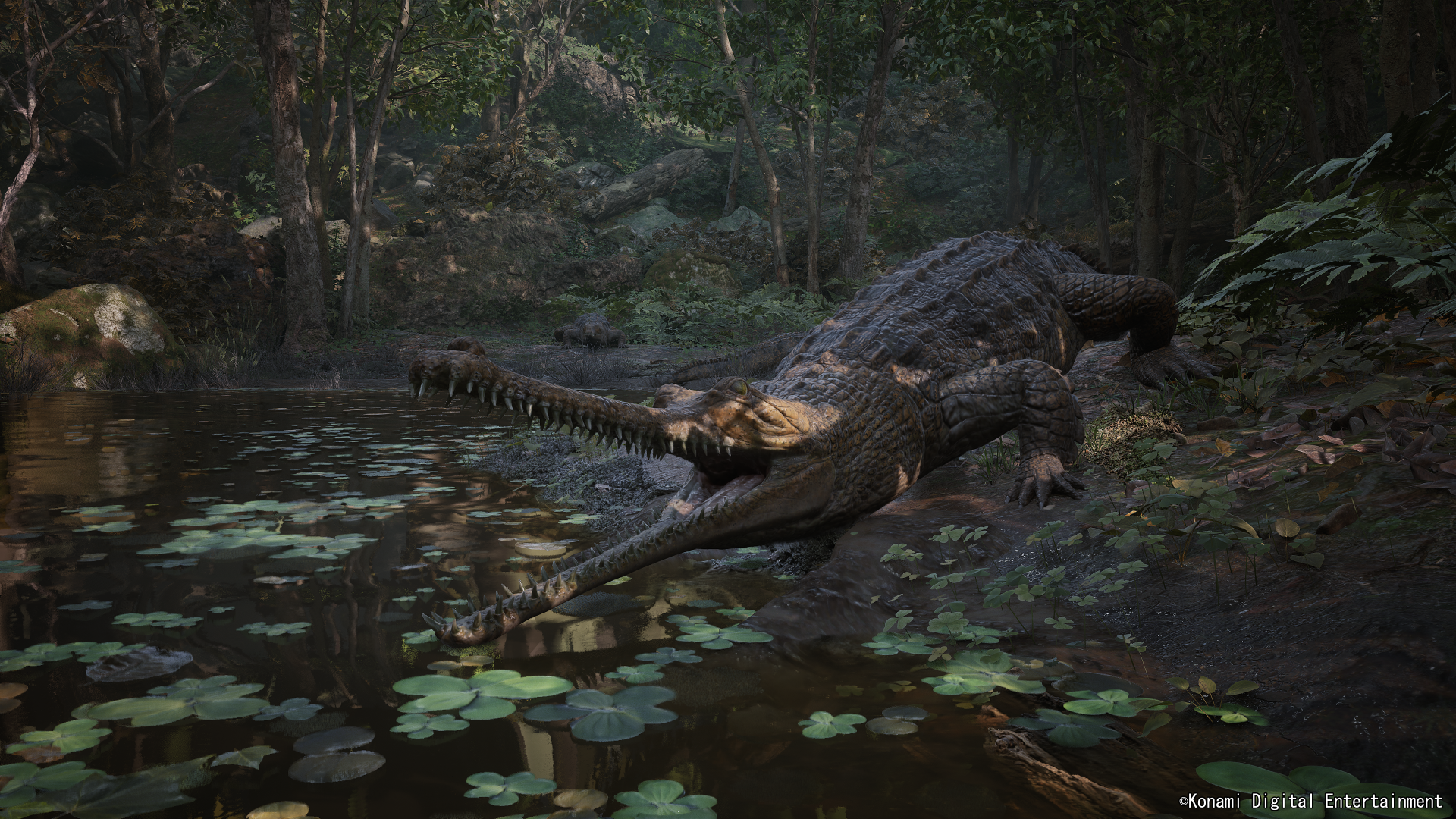 A crocodile by a bank in Metal Gear Solid Δ: Snake Eater (TBA), Konami