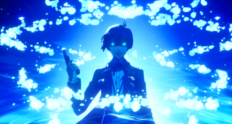 Protagonist Makoto Yuki (Akira Ishida) channels his Persona in Persona 3 Reload (2024), Atlus USA