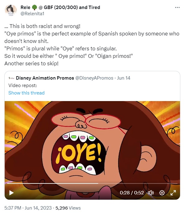 Disney's 'Oye Primos!' Lead Voice Actress Dismisses Latin American ...