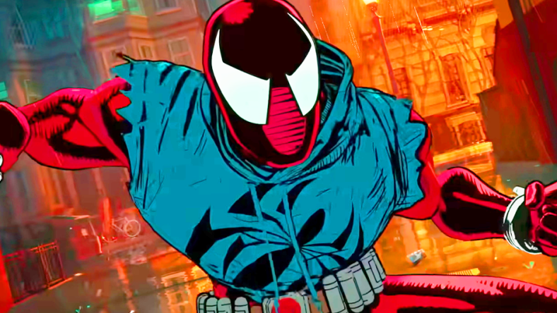 Ben Reilly (Andy Samberg) makes his cinematic debut in Spider-Man: Across The Spider-Verse (2023), Sony Pictures