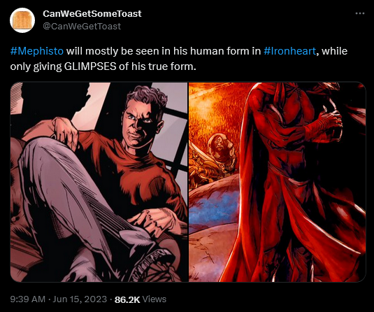 @CanWeGetToast raises a new rumor regarding Marvel's 'Ironheart'