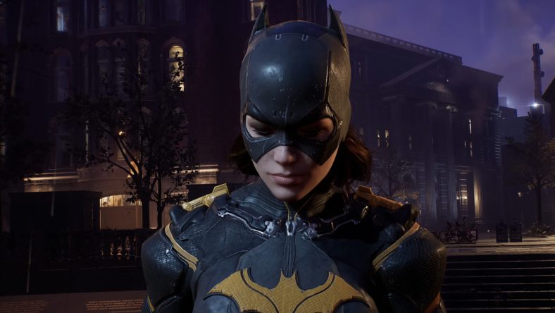 Batgirl (America Young) says goodbye to her father in Gotham Knights (2022), Warner Bros. Montreal