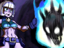 Ms. Fortune obtains the Skull Heart in Skullgirls: 2nd Encore (2013), Autumn Games