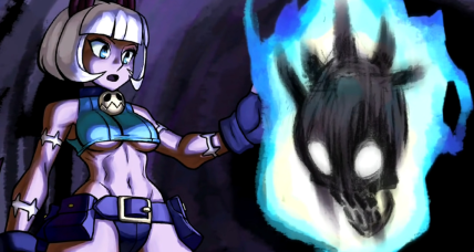 Ms. Fortune obtains the Skull Heart in Skullgirls: 2nd Encore (2013), Autumn Games