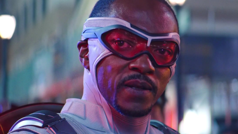 Sam Wilson (Anthony Mackie) takes up the mantle of Captain America in The Falcon and the Winter Soldier Season 1 Episode 8 "One World, One People" (2023), Marvel Entertainment