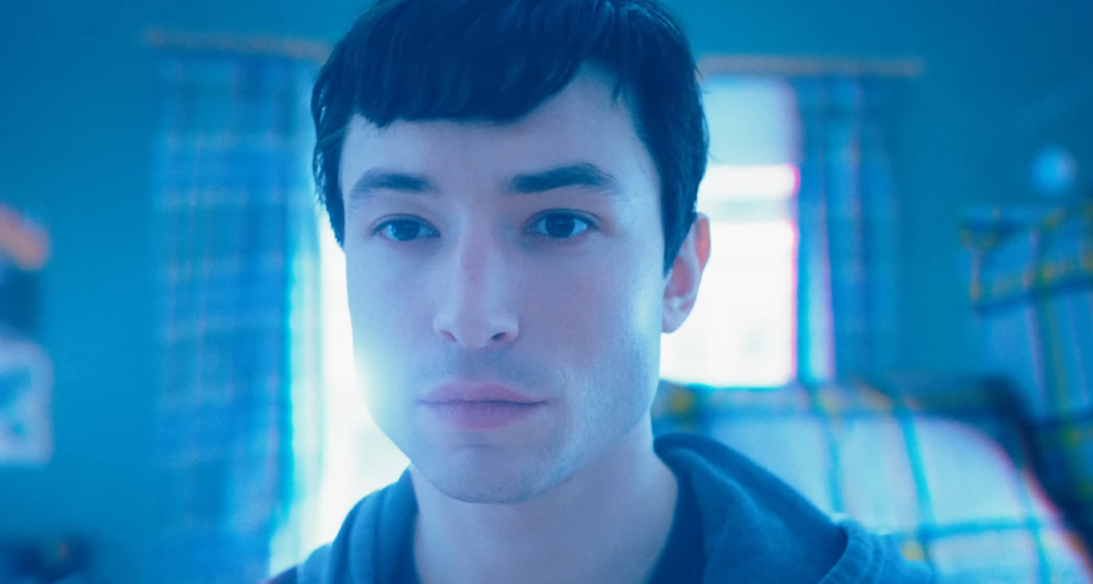 The Flash (Ezra Miller) prepares to turn back time in The Flash (2023), Warner Bros. Pictures
