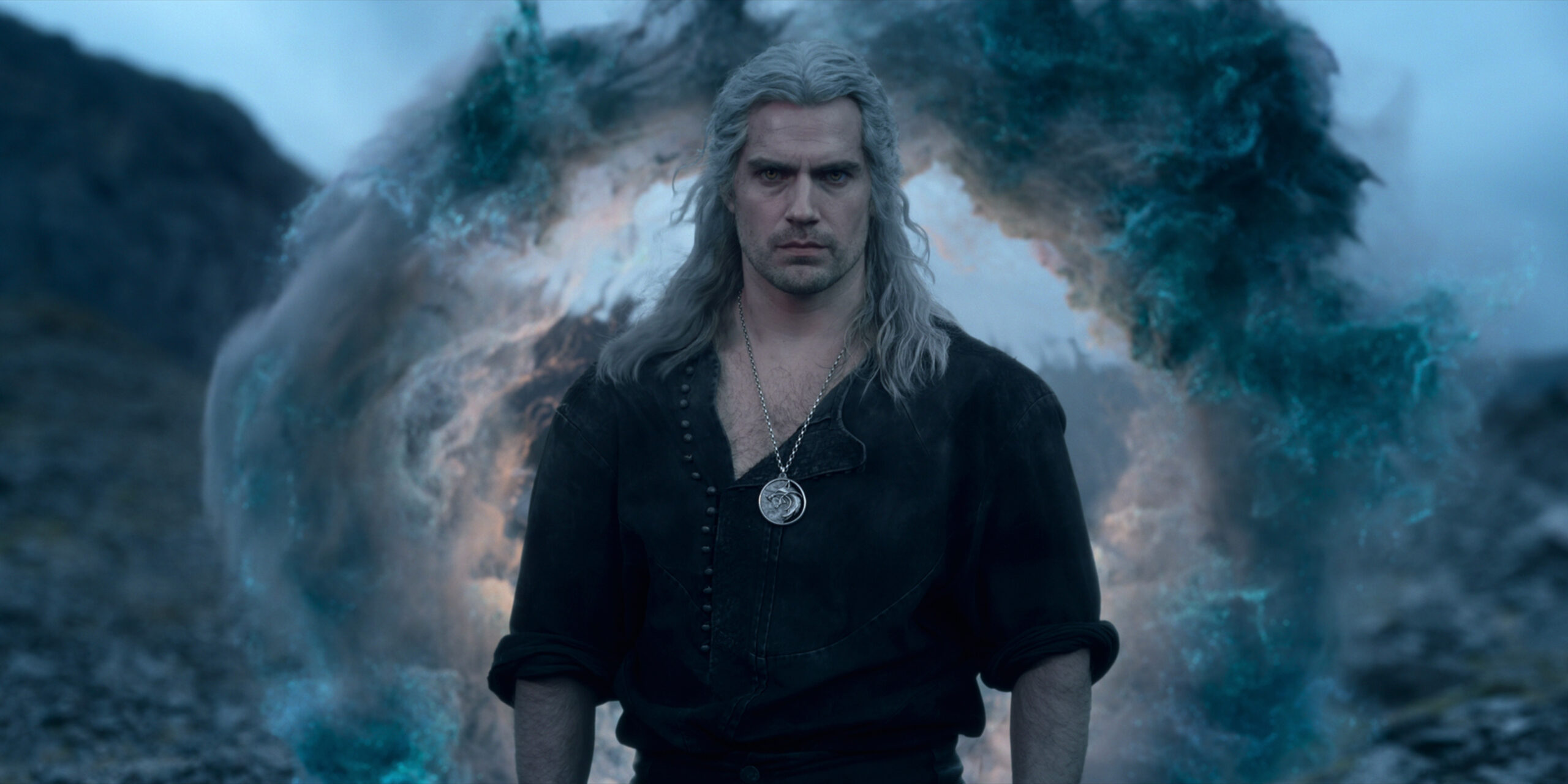 Geralt (Henry Cavill) unleashes his might in The Witcher Season 3 Episode 4 "The Invitation" (2023), Netflix