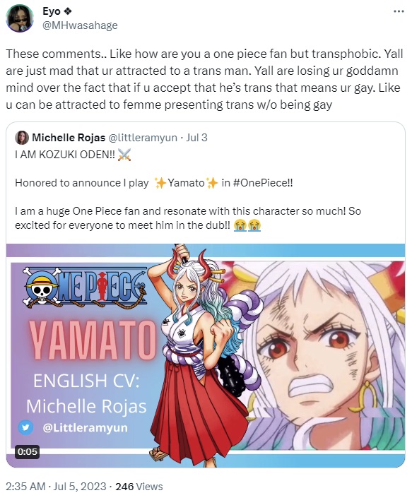 One Piece' English Voice Actor Michelle Rojas Called Out By Fans