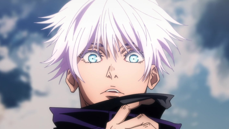 Satoru Gojo (Yuichi Nakamura) unleashes his true abilities in Jujutsu Kaisen Season 1 Episode 20 "Nonstandard" (2021), Studio MAPPA