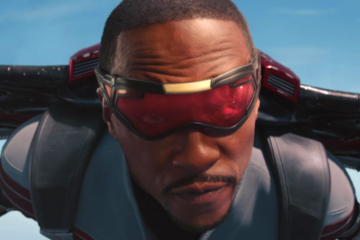 Sam Wilson (Anthony Mackie) takes to the skies in The Falcon and the Winter Soldier Season 1 Episode 1 "New World Order" (2021), Marvel Entertainment